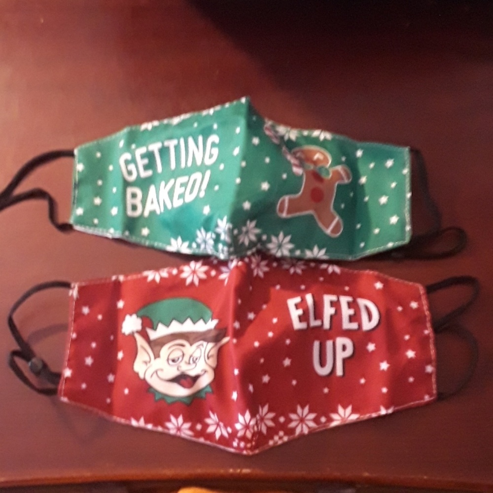 Orly Comical Adult Holiday Face Mask New